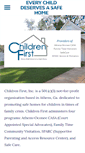 Mobile Screenshot of childrenfirst-inc.org